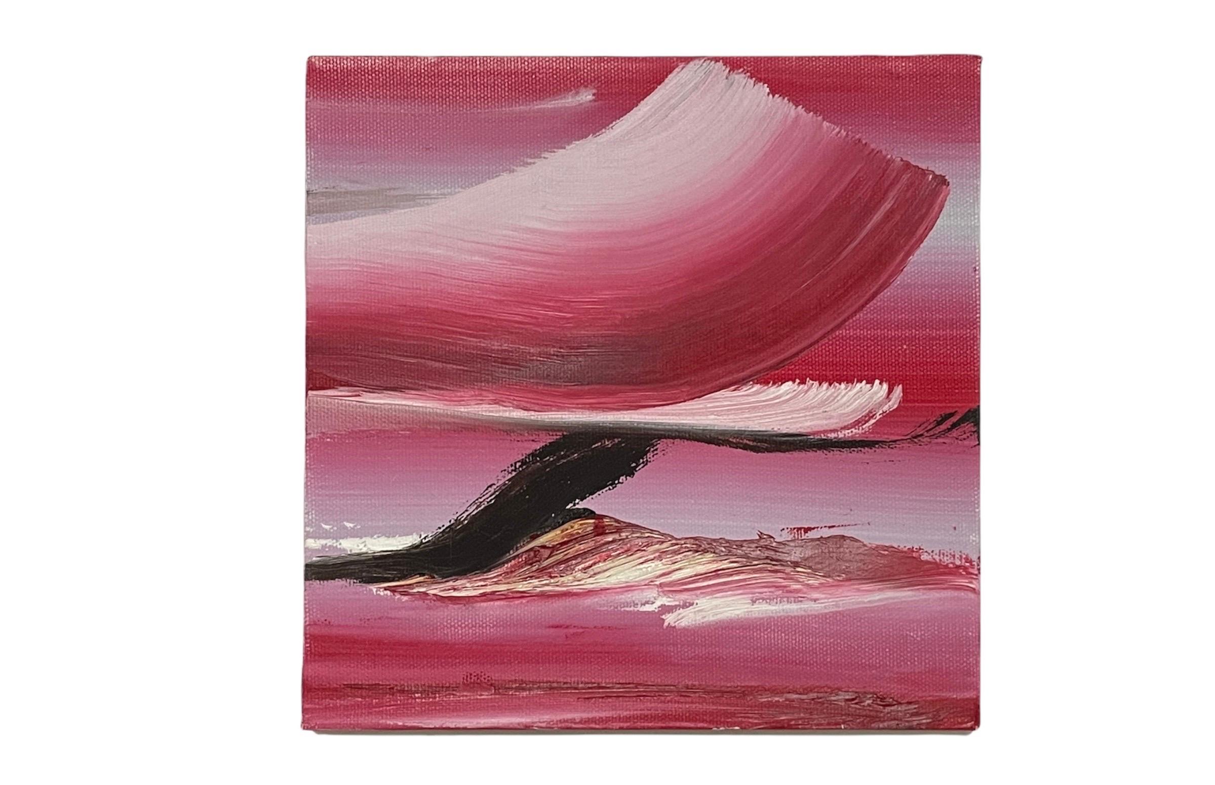 Surrealist Abstract Painting Pair, Martyn Jones British Color Diptych Painting For Sale 5