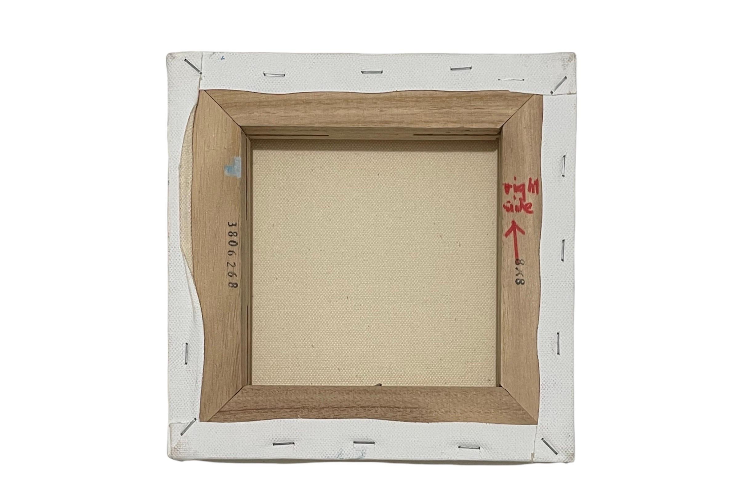 Surrealistische abstrakte Malerei Paar, Martyn Jones British Farbe Diptychon Malerei im Angebot 7
