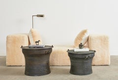 Méridienne de jour Martyn Lawrence Bullard en fausse fourrure de mouton