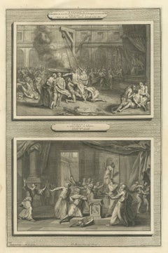 Martyrdom of the Maccabee Brothers and Zeal of Mattathias, Mortier, circa 1700