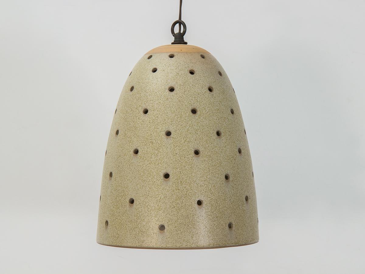 Martz Ceramic Pendant Lamps In Good Condition In Brooklyn, NY
