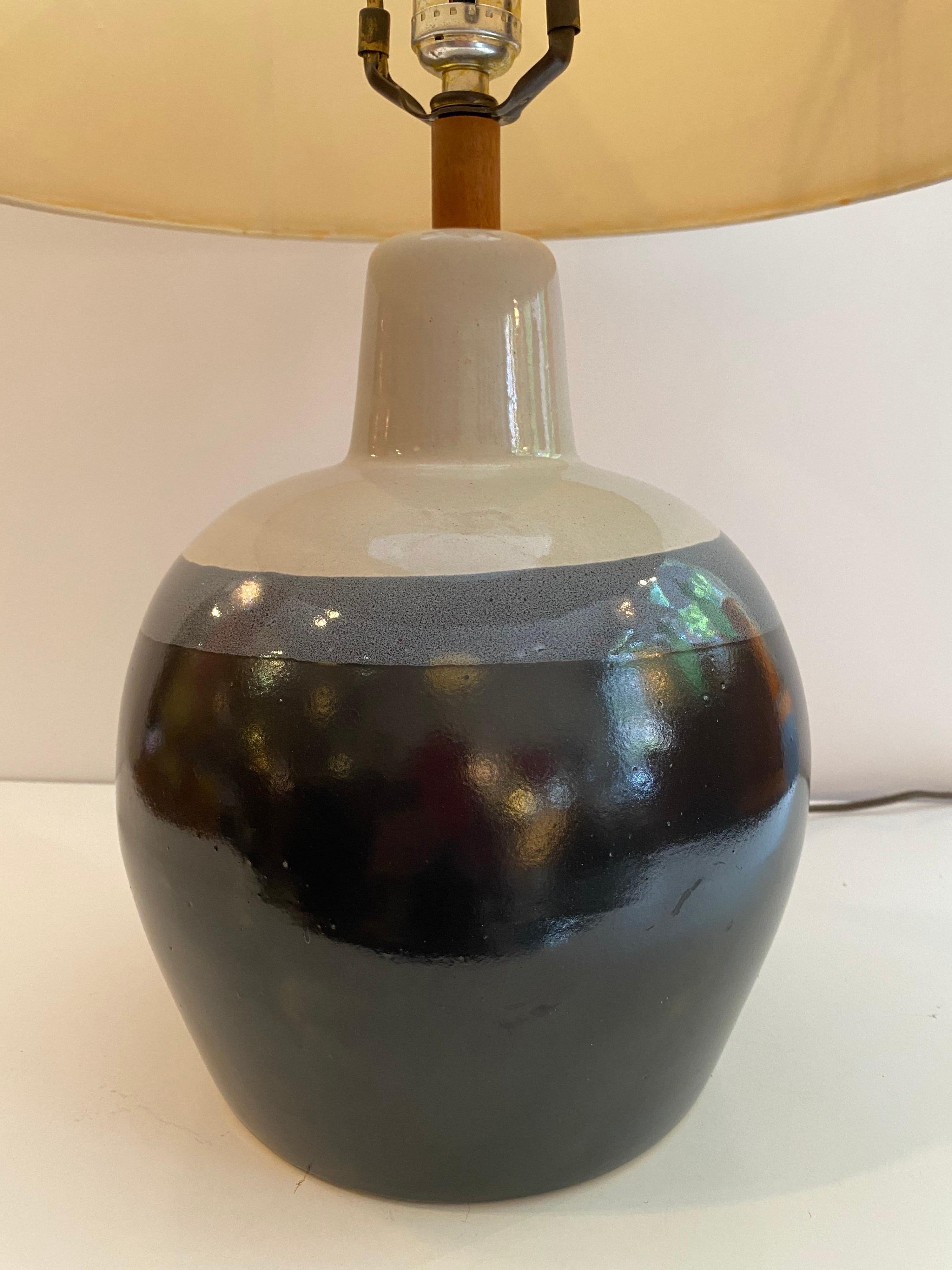 Martz Ceramic Table Lamp for Marshall Studios In Good Condition In Philadelphia, PA
