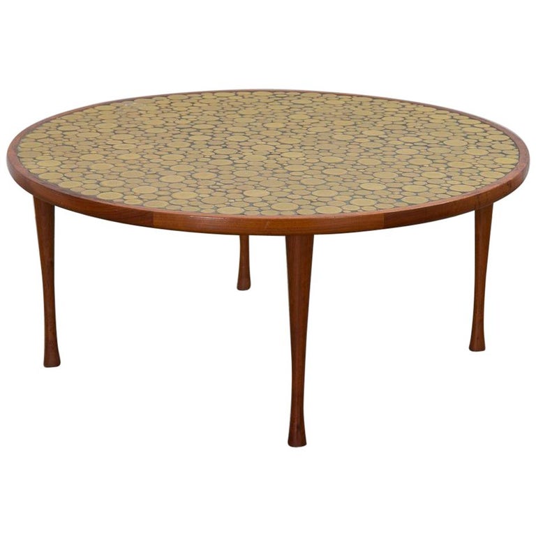 Martz Coin Tile Coffee Table at 1stDibs