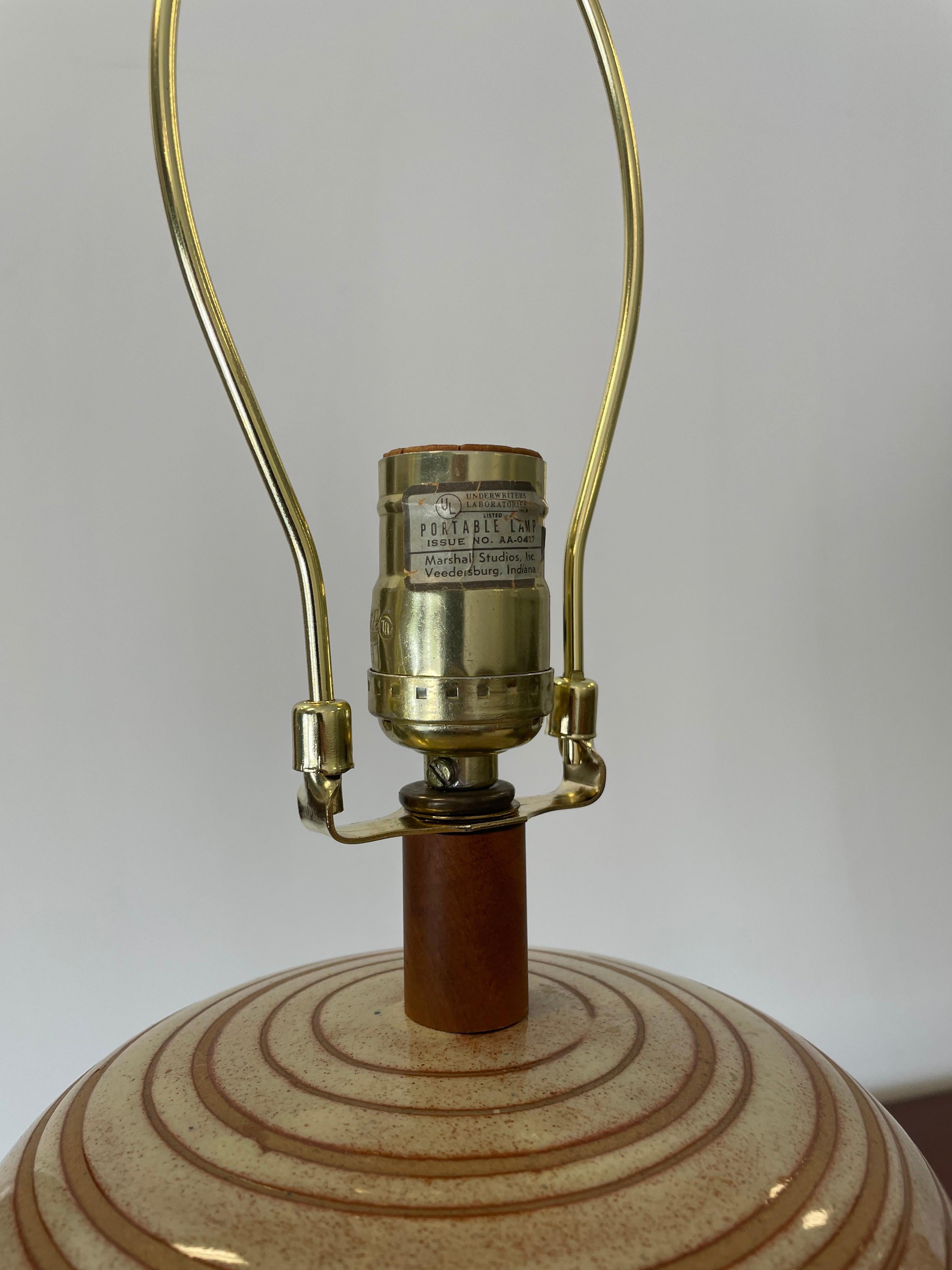 American Martz Lamp by Jane and Gordon Martz, Ceramic For Sale