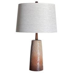 Martz-Lampe von Jane und Gordon Martz für Marshall Studios, Keramik-Tischlampe