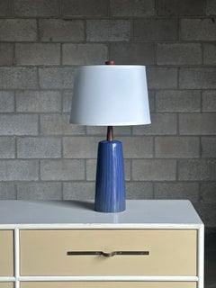 Martz Lamp by Jane and Gordon Martz/ Marshall Studios, ceramic and walnut 