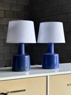 Martz Lamps by Jane and Gordon Martz for Marshall Studios, Blue, Ceramic