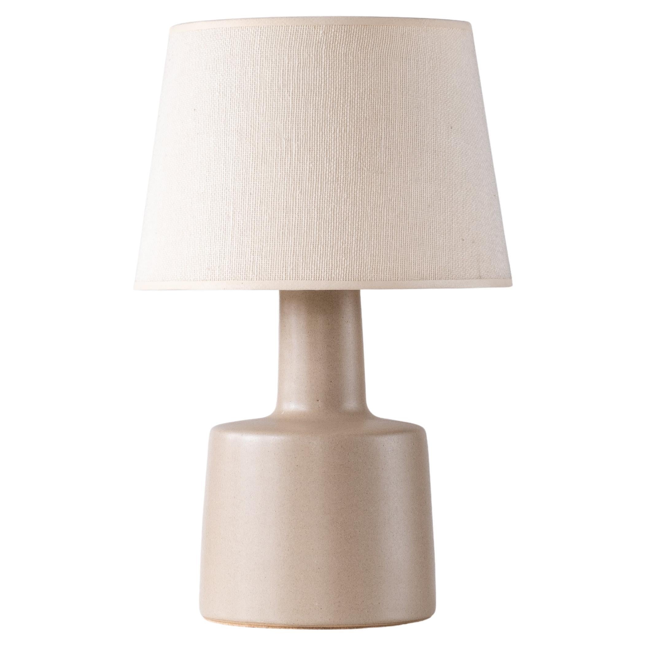 Martz / Marshall Studios Keramik Pottery Tischlampe - Matte Tan Glasur