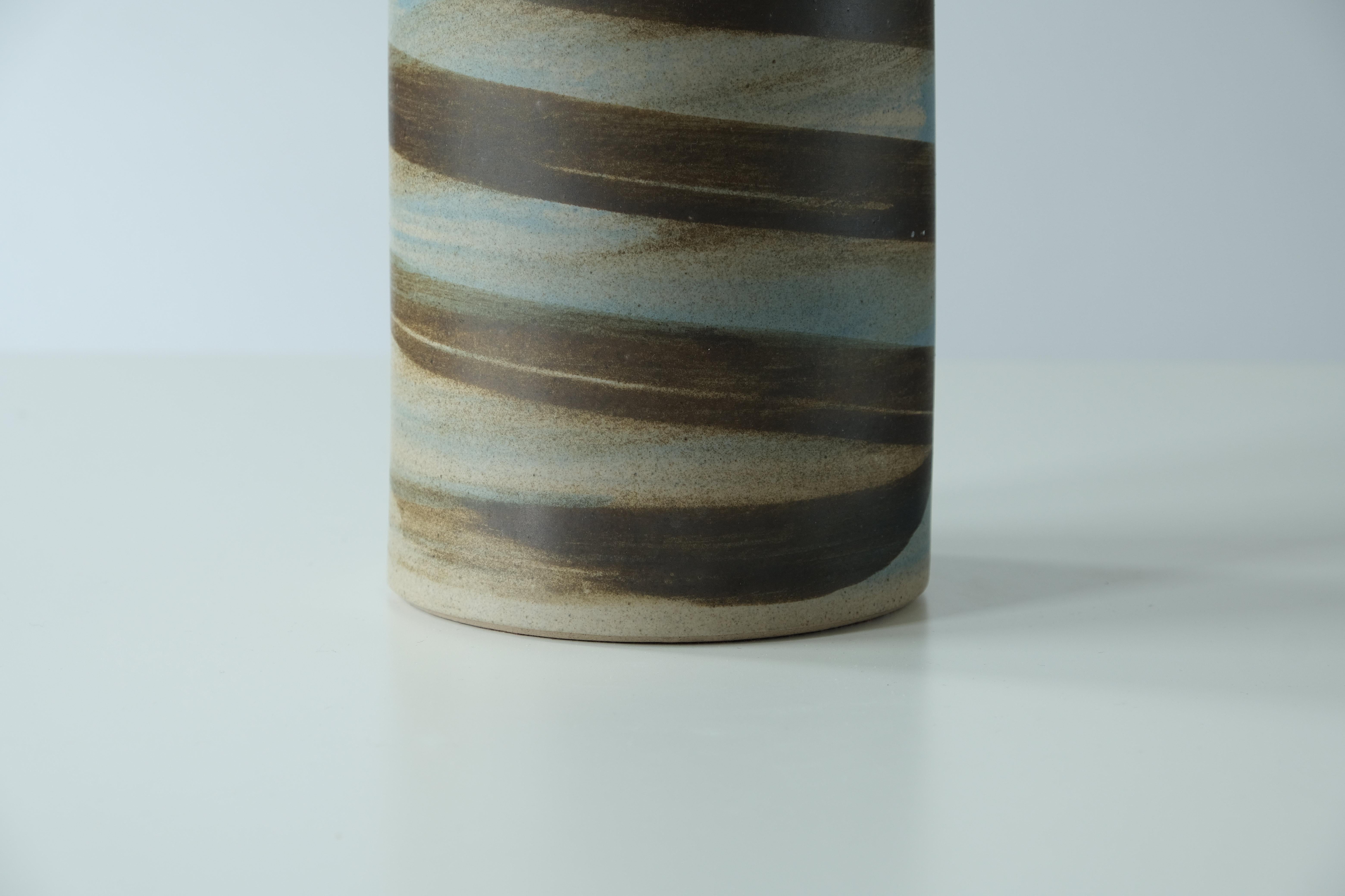 American Martz / Marshall Studios Ceramic Table Lamp, Matte White Glaze