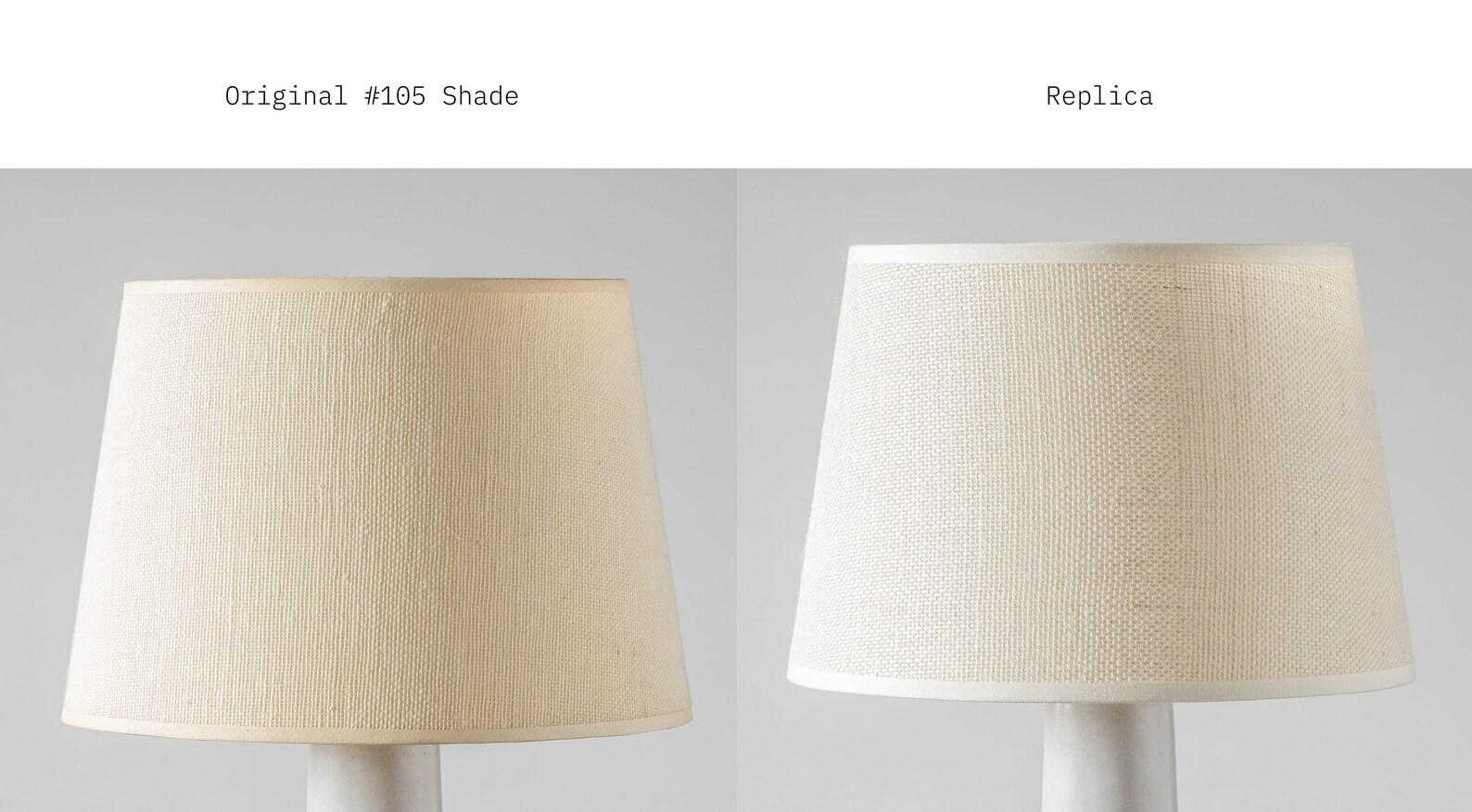 Martz / Marshall Studios Ceramic Table Lamp, White Glaze with Vertical Stripes 2