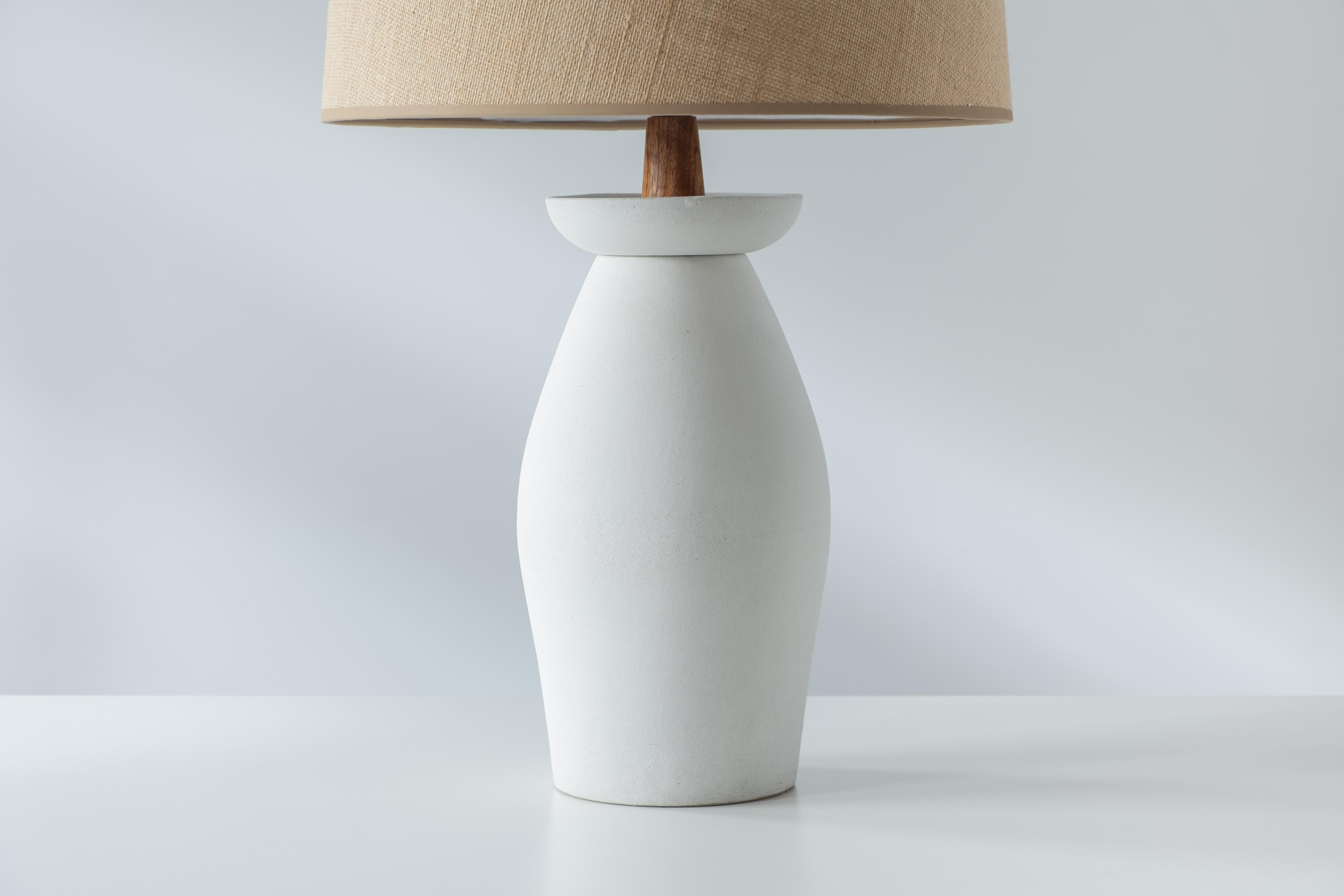 Mid-20th Century Martz / Marshall Studios Mid Century Ceramic Table Lamp, Matte White