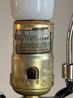 Lampada da tavolo in ceramica dello Studio A di Martz