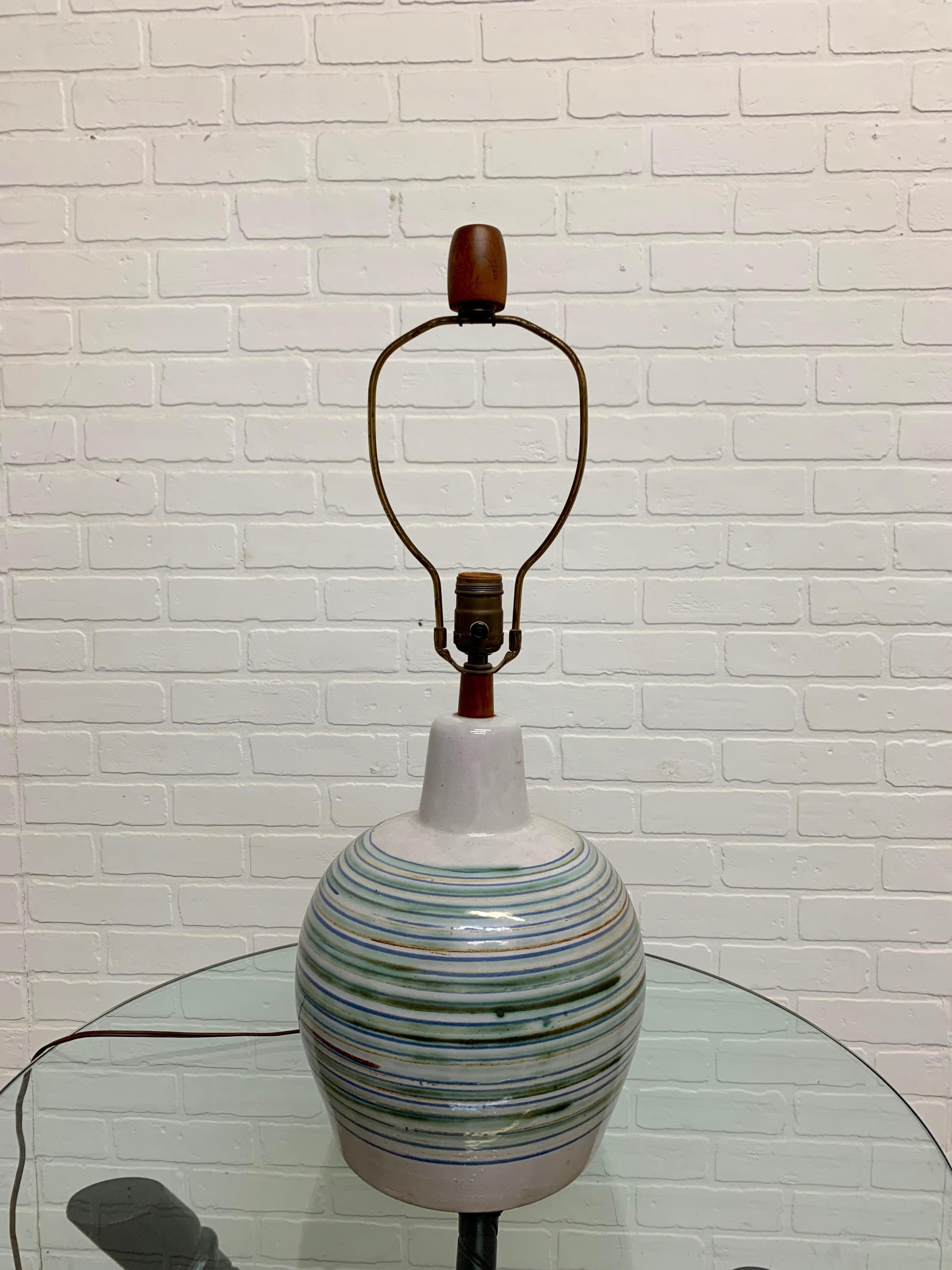Ceramic Martz Table Lamp for Marshall Studios