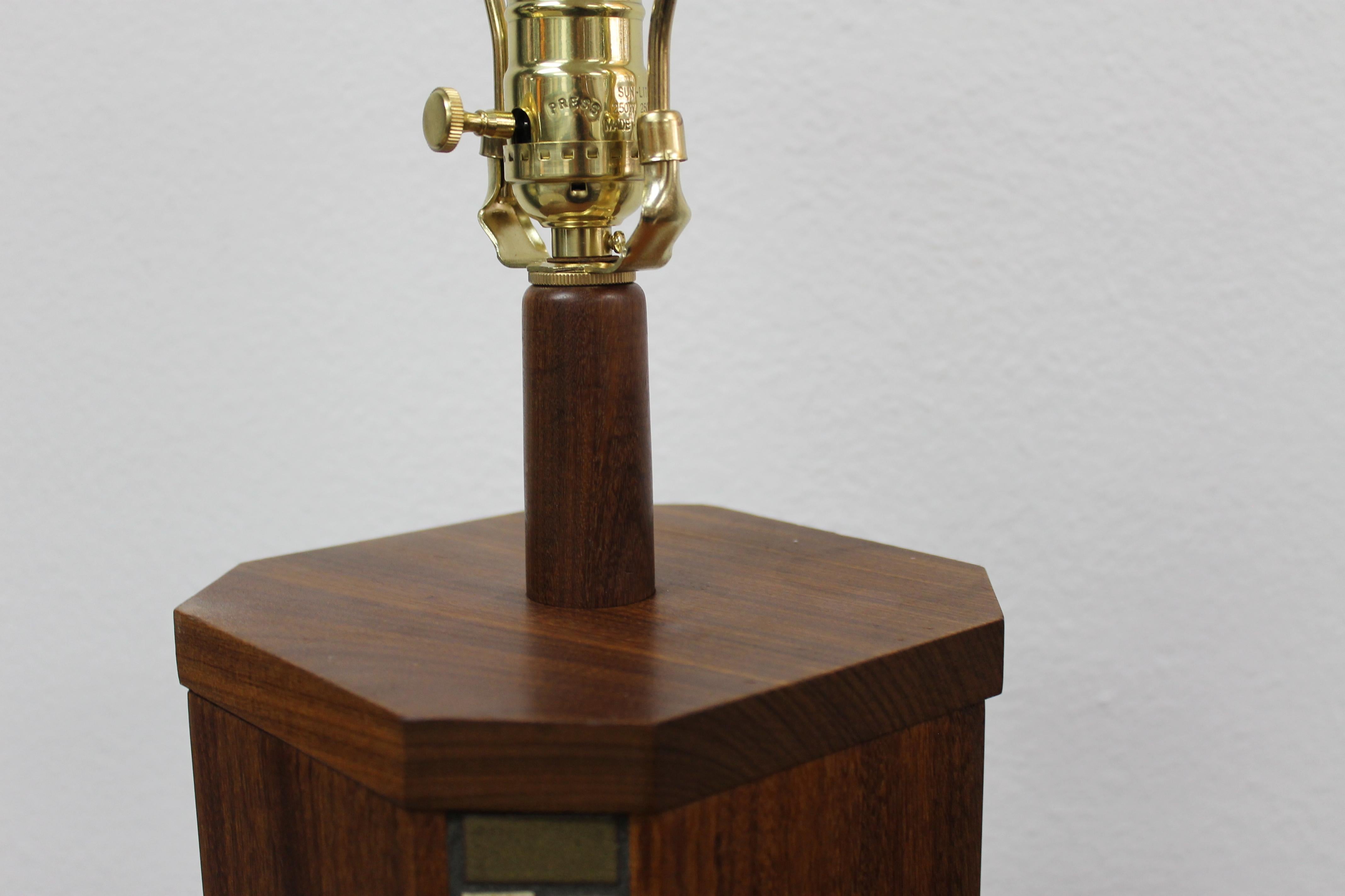 Late 20th Century Martz Table Lamp For Sale