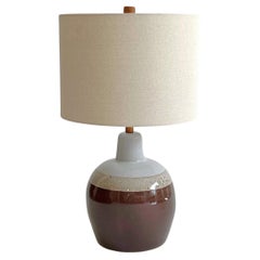 Lampada da tavolo Martz, Jane & Jane Martz, anni '60, Ceramica, Noce