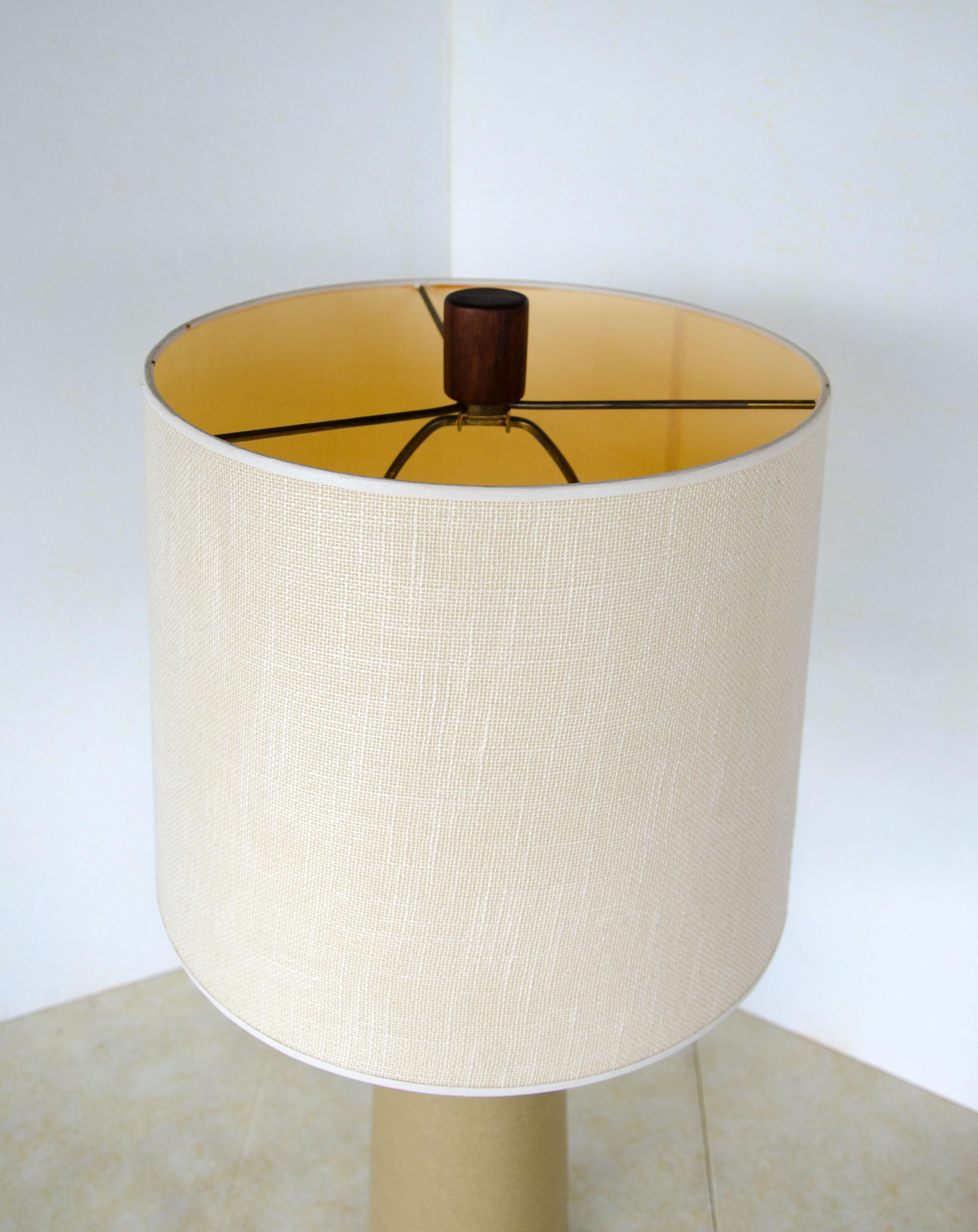 20th Century Martz Table Lamp, Original Shade