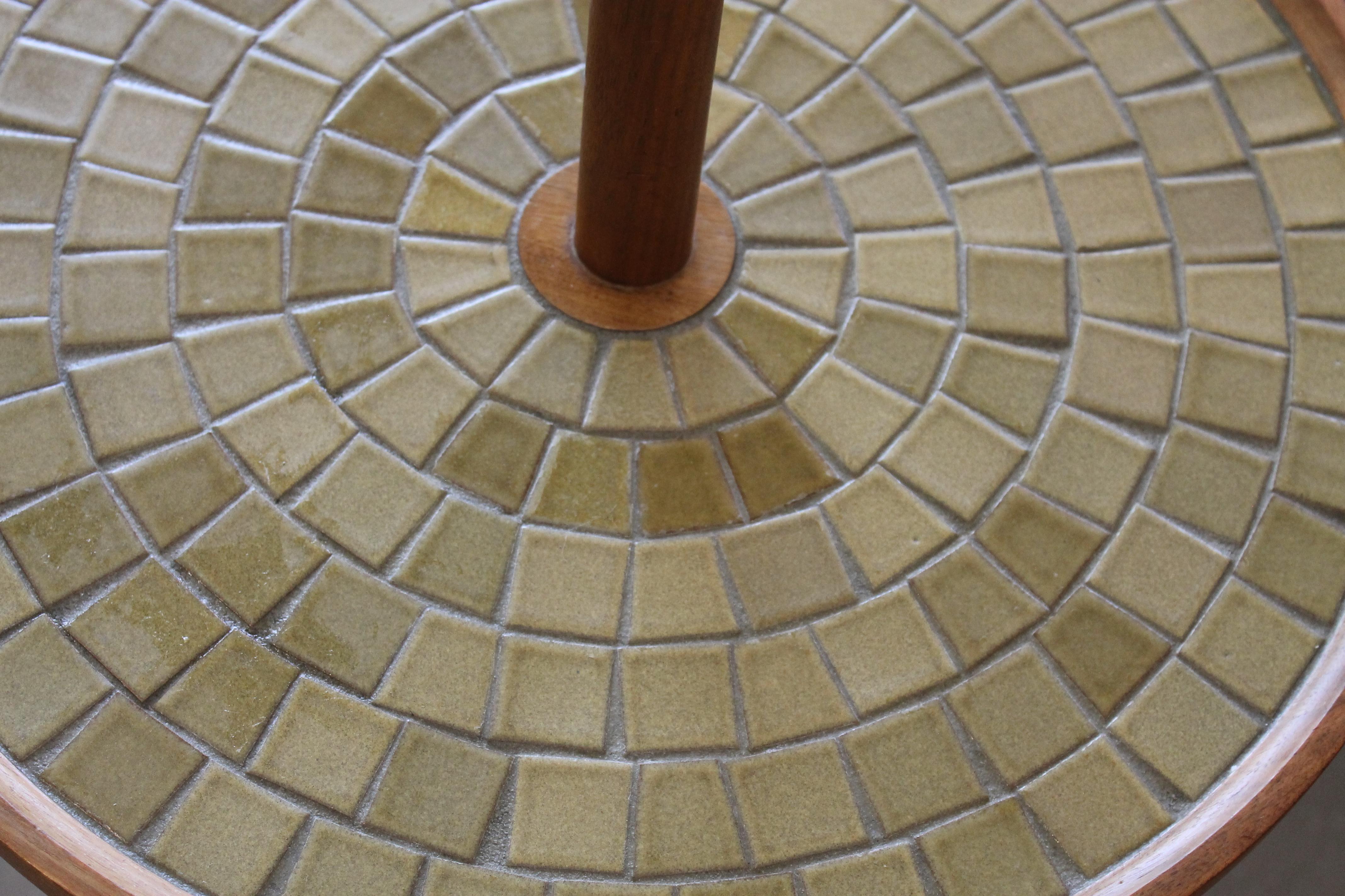 Mid-20th Century Martz Tile Floor Lamp by Jane and Gordon Martz for Marshall Studios '1 of 2'