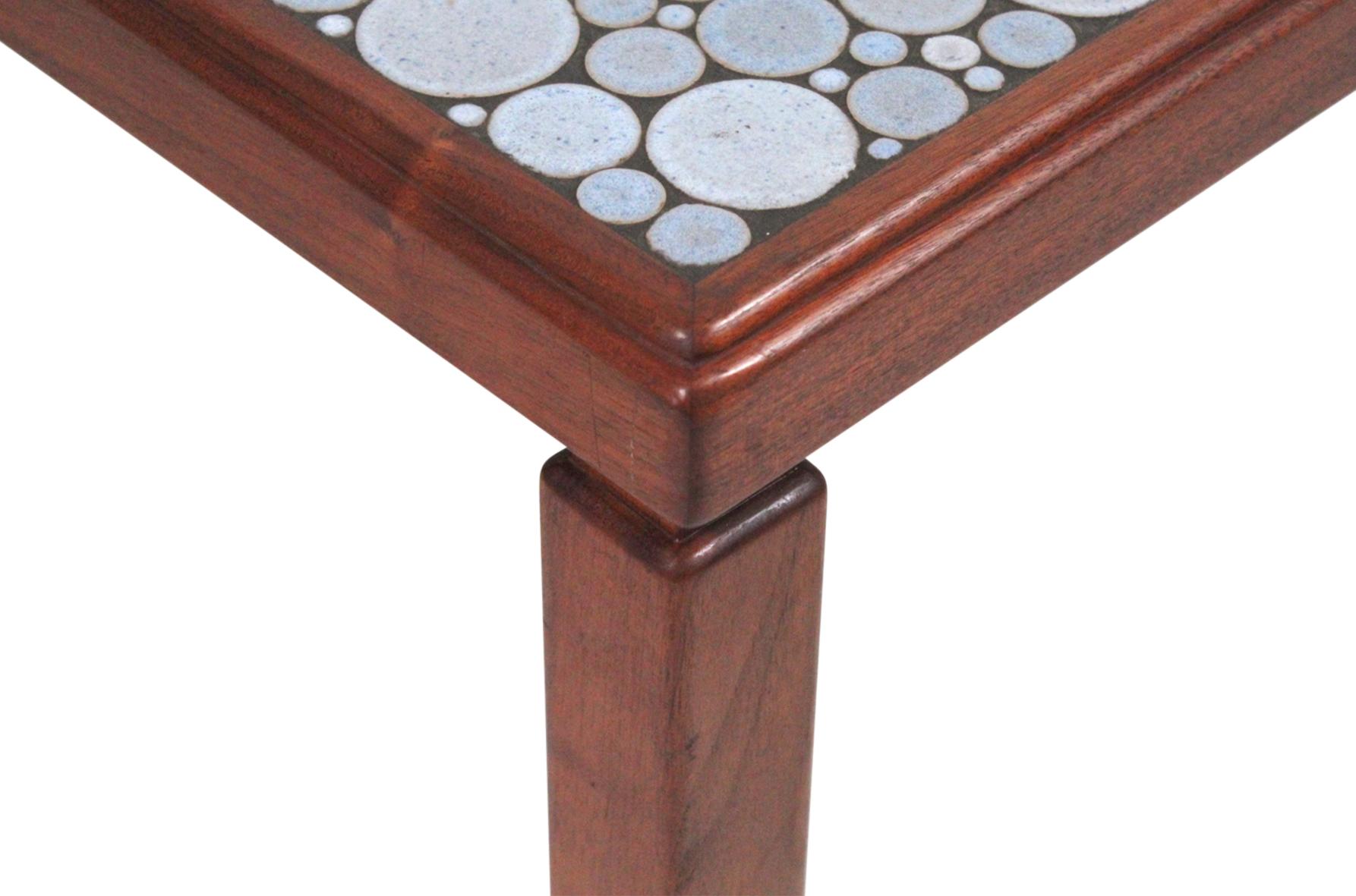 Ceramic Martz Tile Top Console Table for Marshall Studios