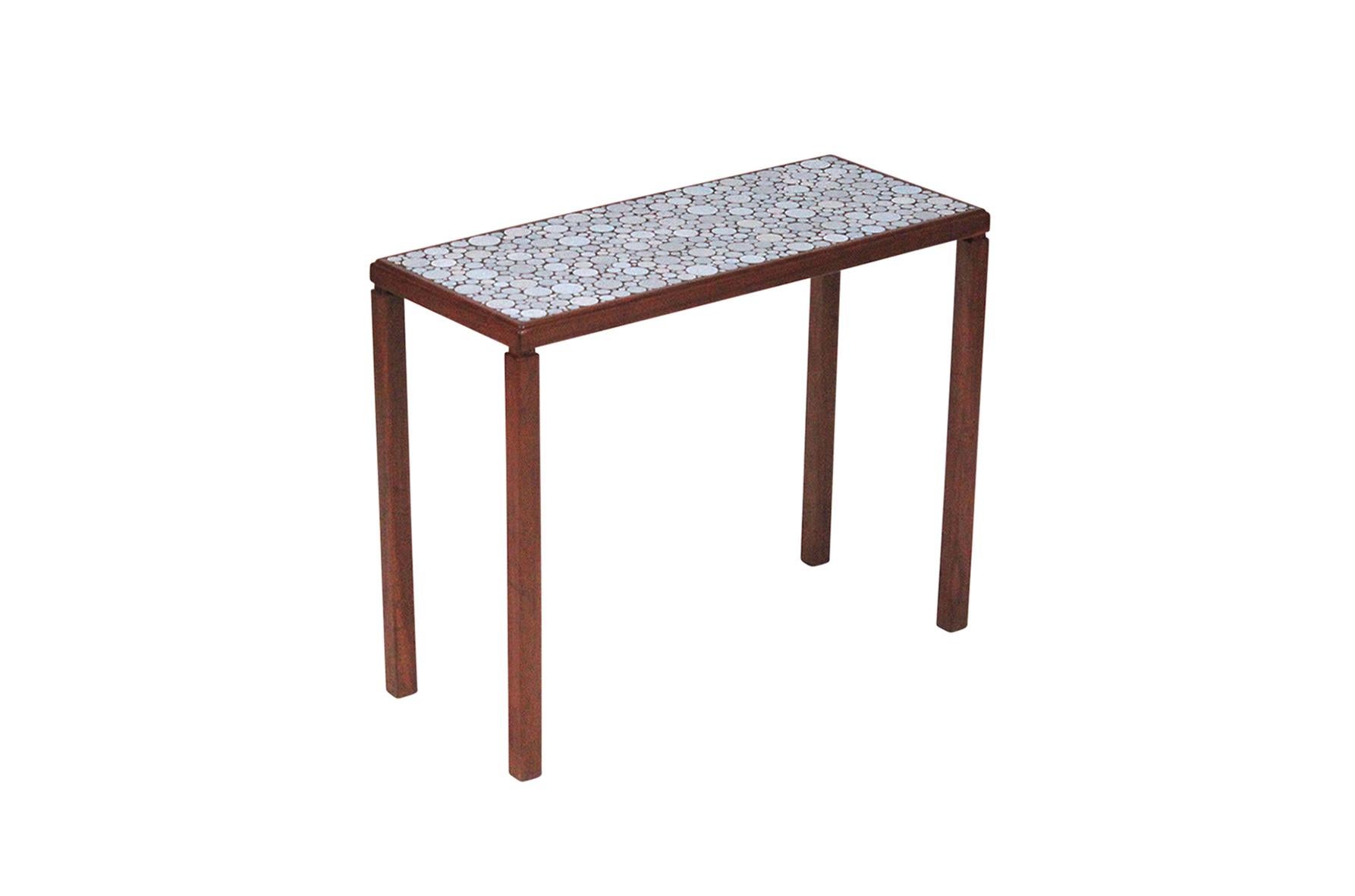 tile top side table