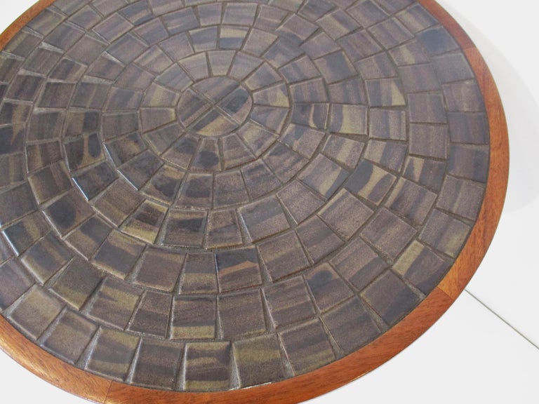 Martz Tile Top Walnut Side / End Table by Marshal Studio For Sale at ...