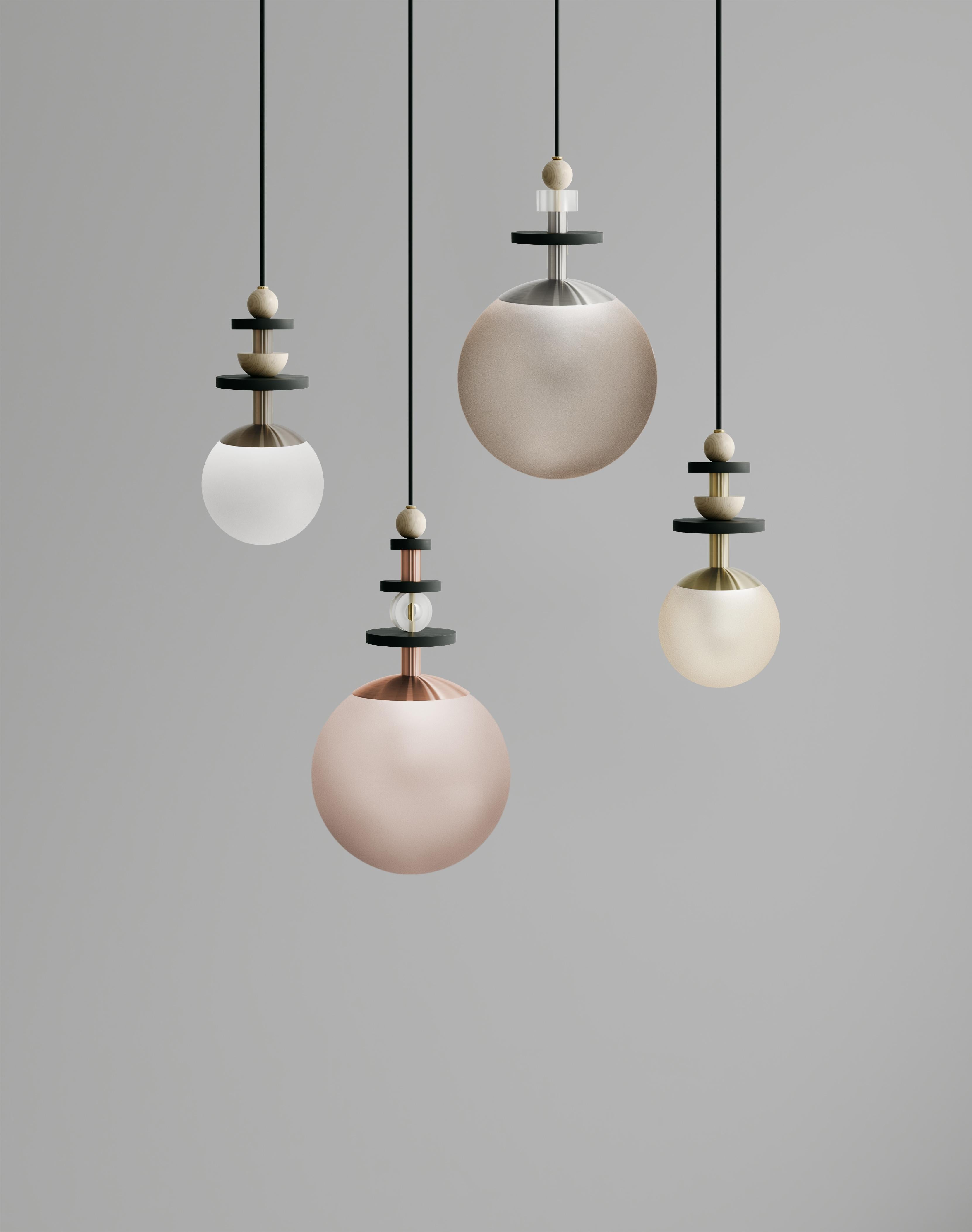 A collection of playful and versatile pendants that consider lighting as the 