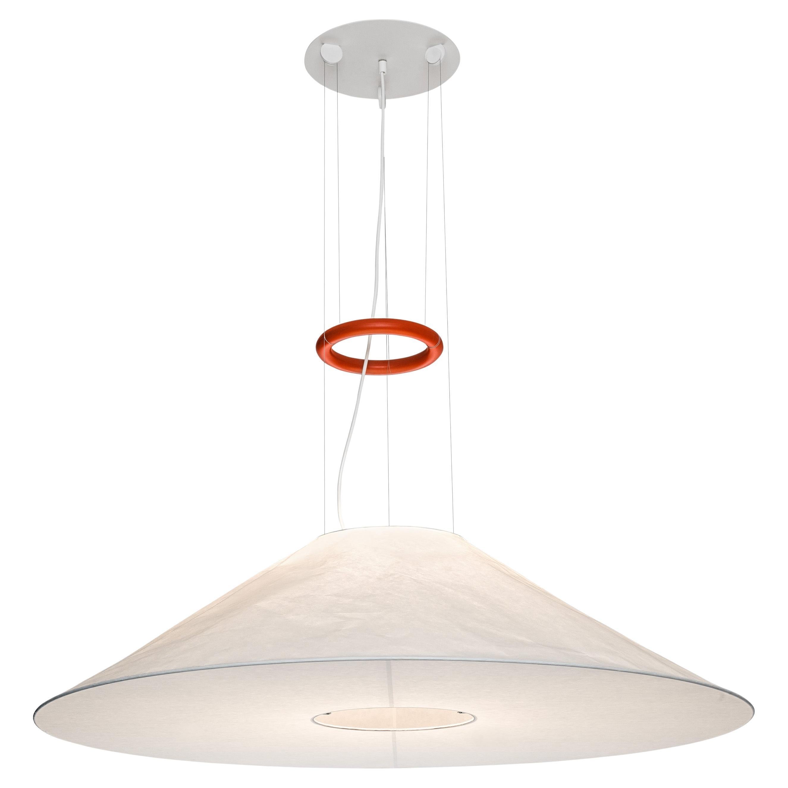 Lampe suspendue japonaise en papier Washi « Maru » pour Ingo Maurer