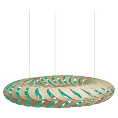 Maru Large Pendant Lamp in Bamboo Plywood by David Trubridge