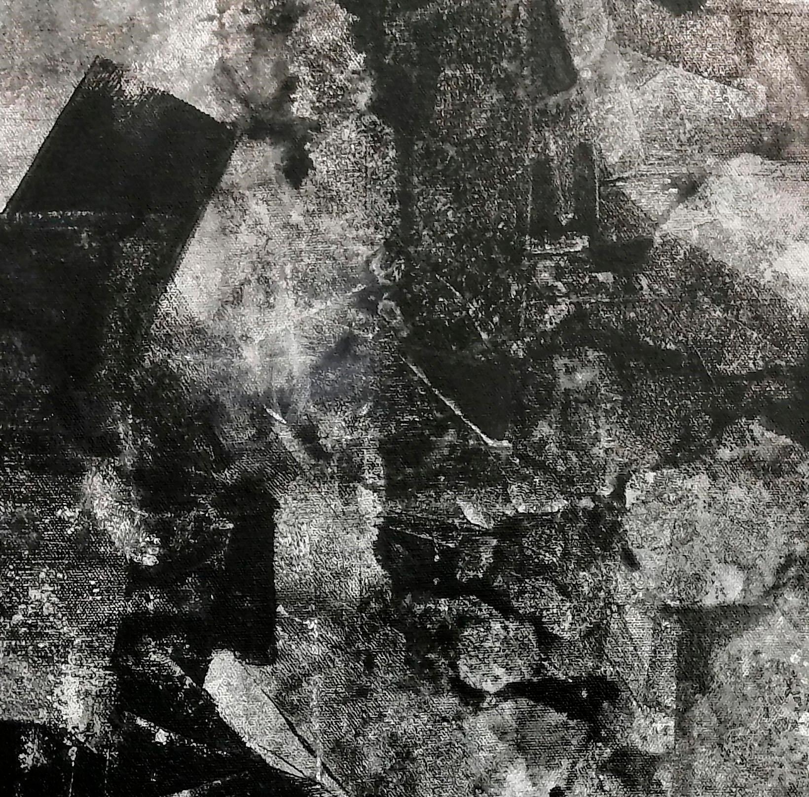 Roter Mond #6 (Abstrakt), Painting, von Maru Vázquez