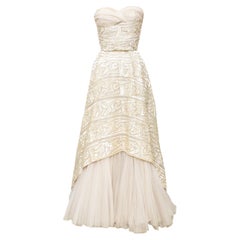 Vintage Marucelli Sequin Embellished Gown - 
50s