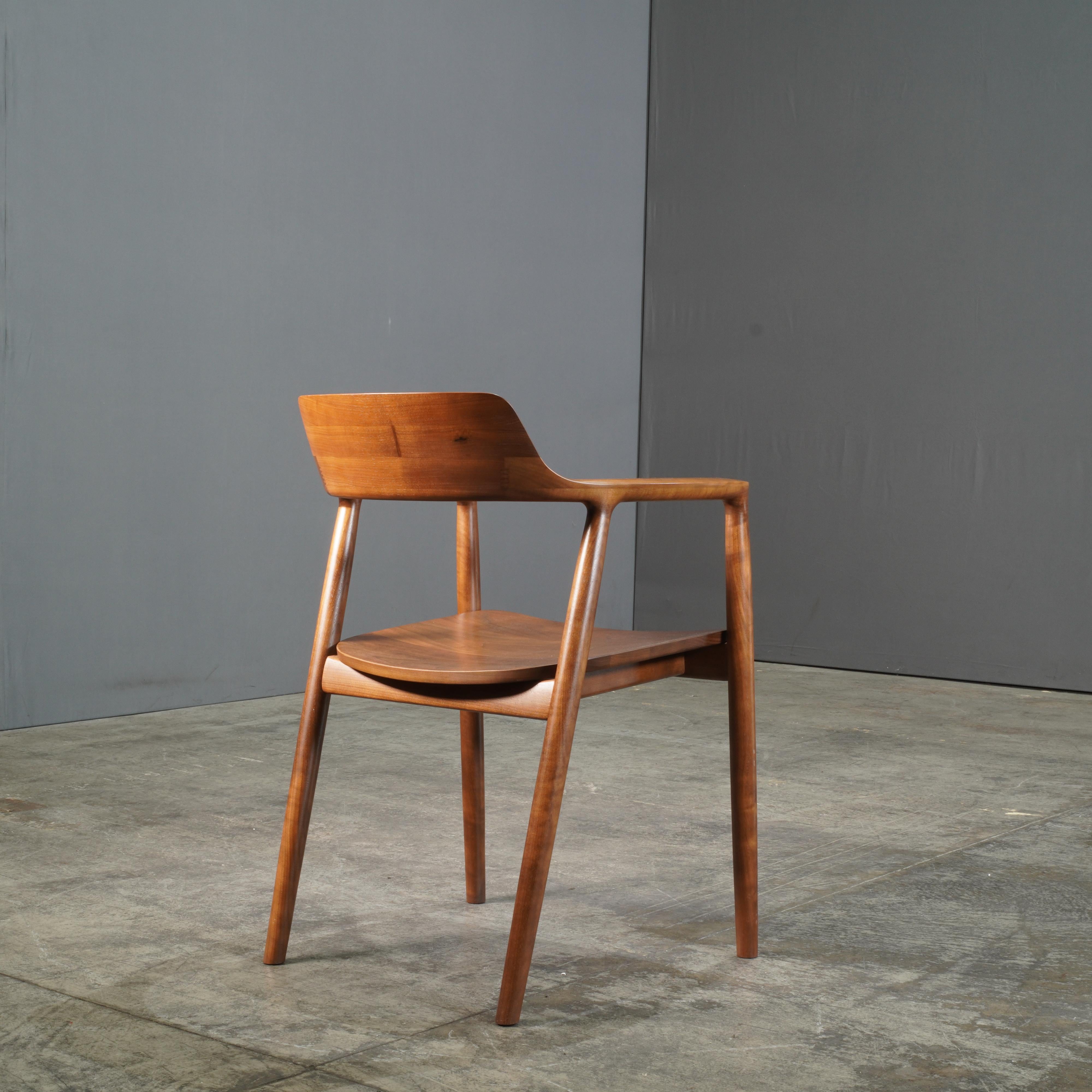 Maruni Hiroshima Wooden Armchair 7