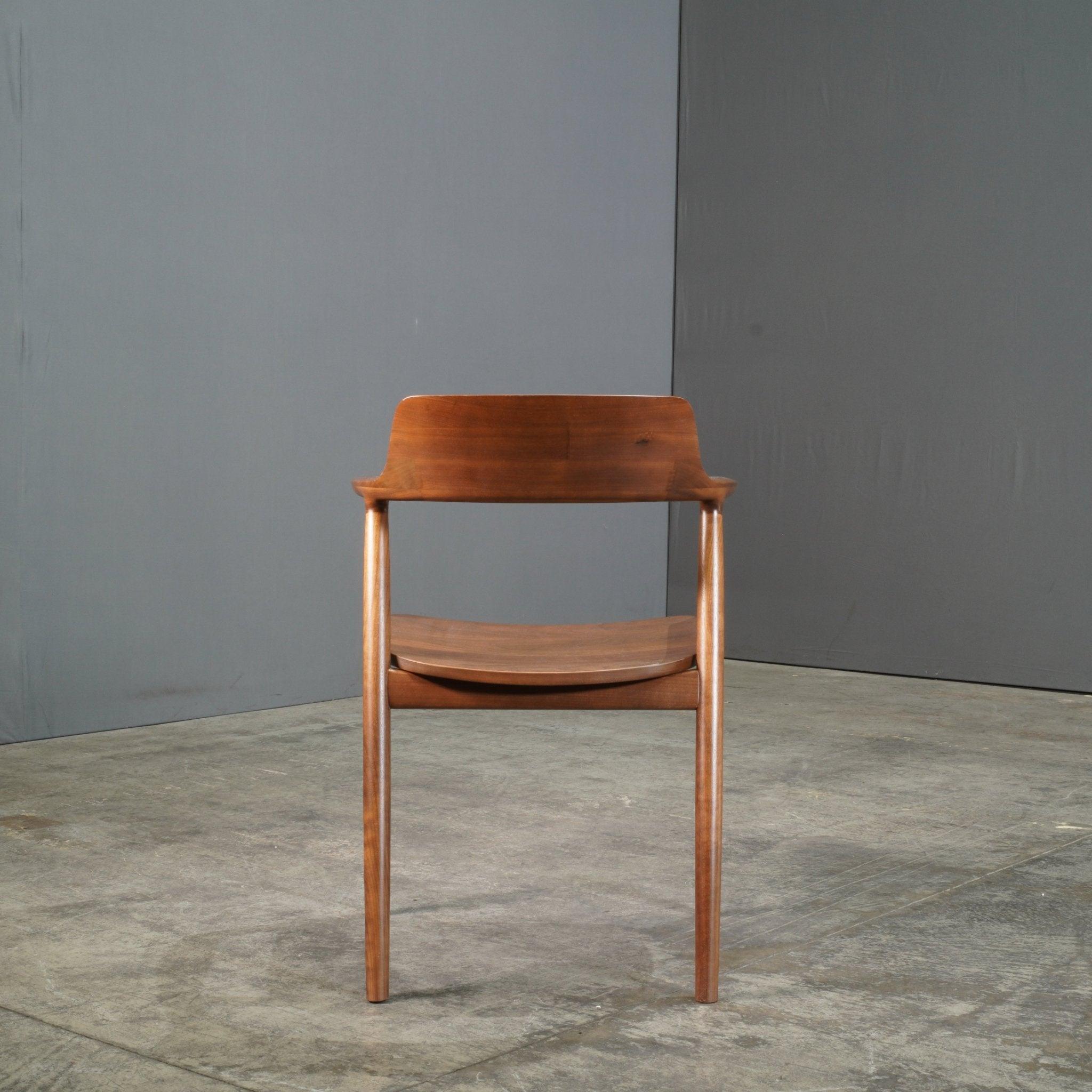 Walnut Maruni Hiroshima Wooden Armchair