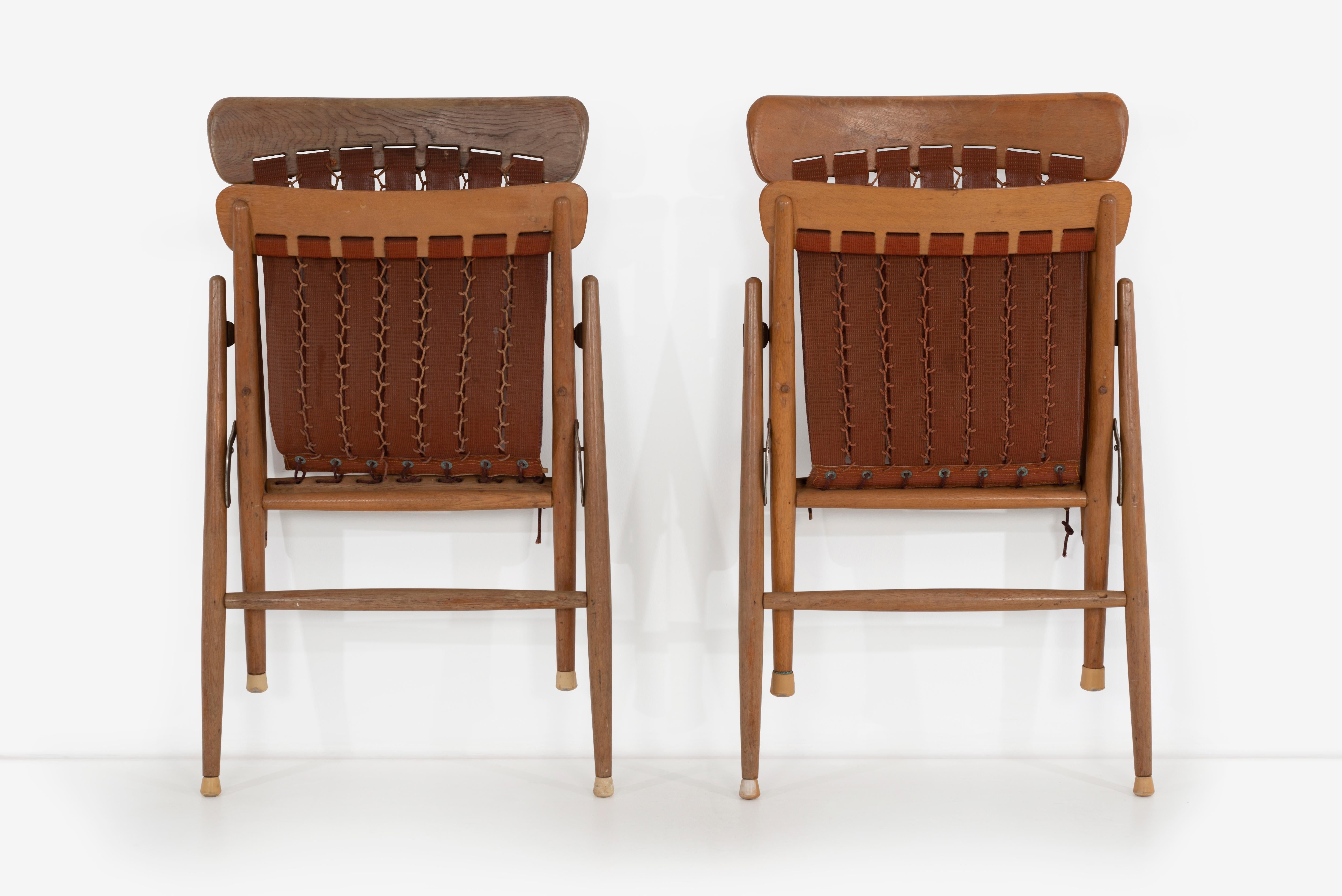 Maruni Mokko of Japan Folding Sling Chairs 1