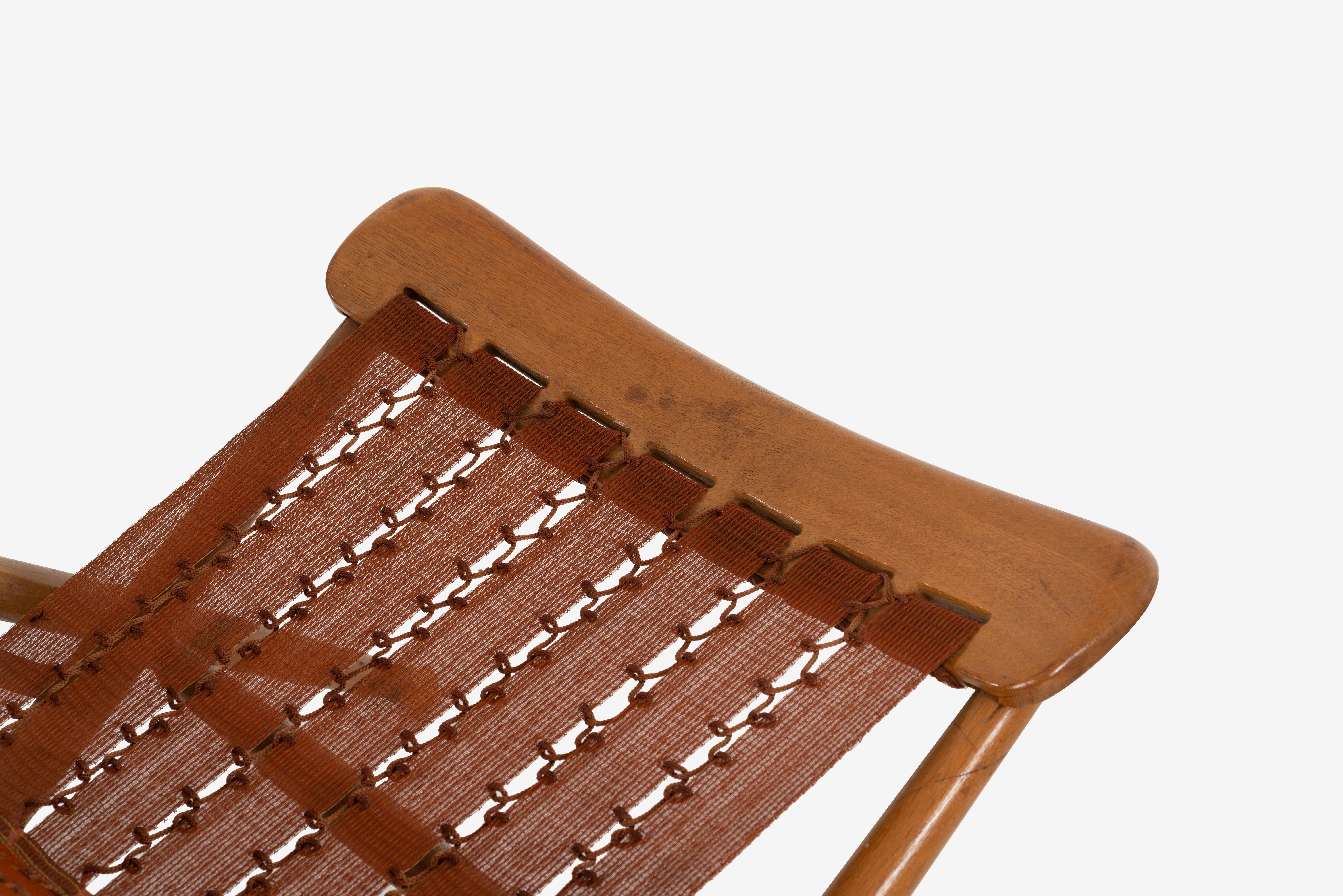 Mid-20th Century Maruni Mokko of Japan Folding Sling Chairs