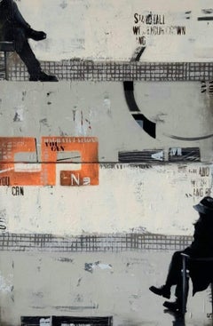 You Can, Abstract Figurative Scene Painting, Acrylic on Linen, 2022