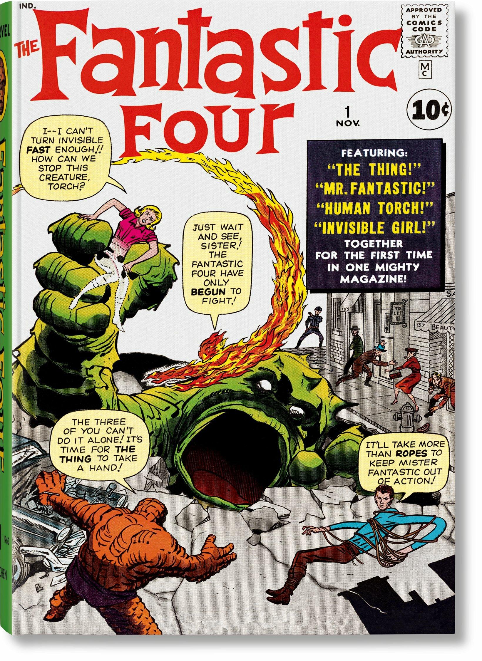 Die erste Familie des Marvel-Zeitalters.
Die ultimative Sammlung des größten Comicmagazins der Welt.
In der Hoffnung, die Verkaufsflaute bei Marvel in den frühen 1960er Jahren zu überwinden, kamen die Comic-Veteranen Stan Lee und Jack Kirby auf
