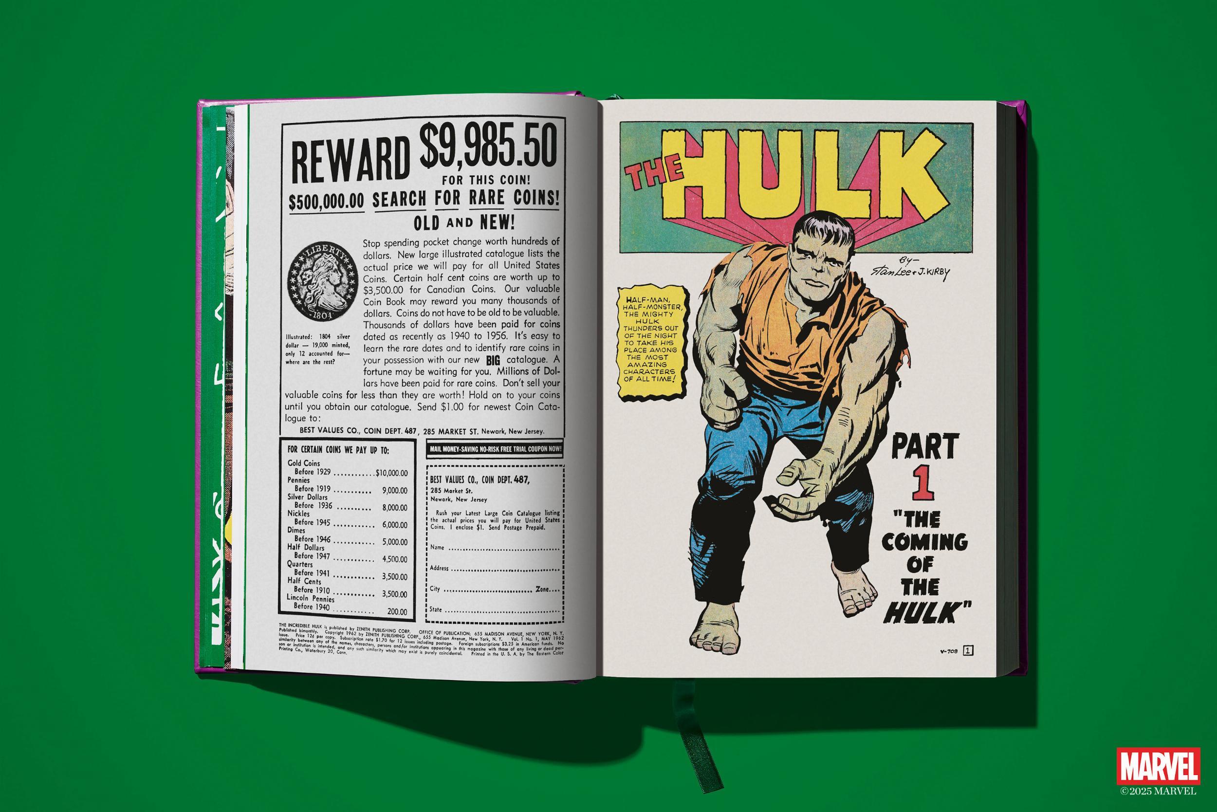Bibliothèque Marvel Comics. Hulk. 1962-1966. Édition limitée de collection, numérotée. en vente 6