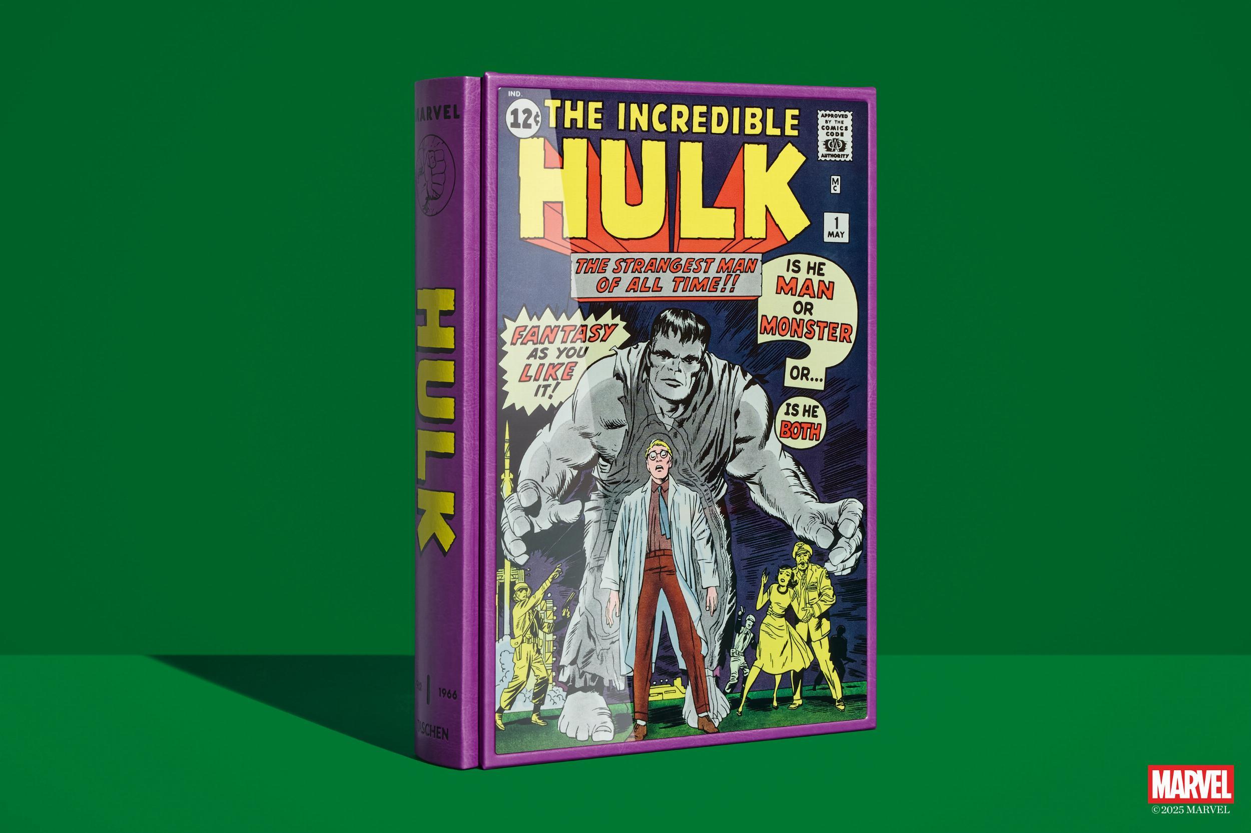 Embossé Bibliothèque Marvel Comics. Hulk. 1962-1966. Édition limitée de collection, numérotée. en vente