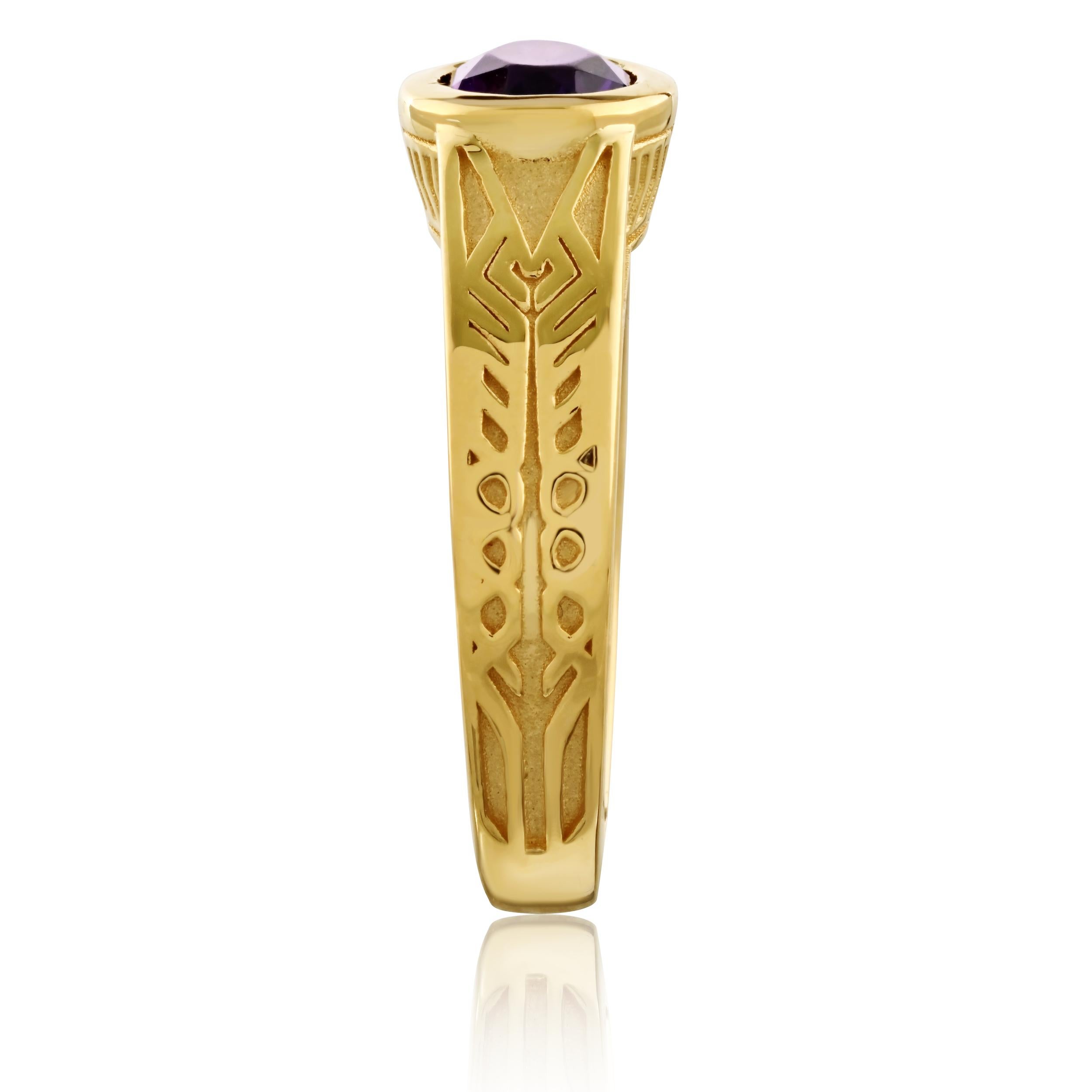 Taille ovale Marvel  Bague ECG avec pierre de l'infini en vente