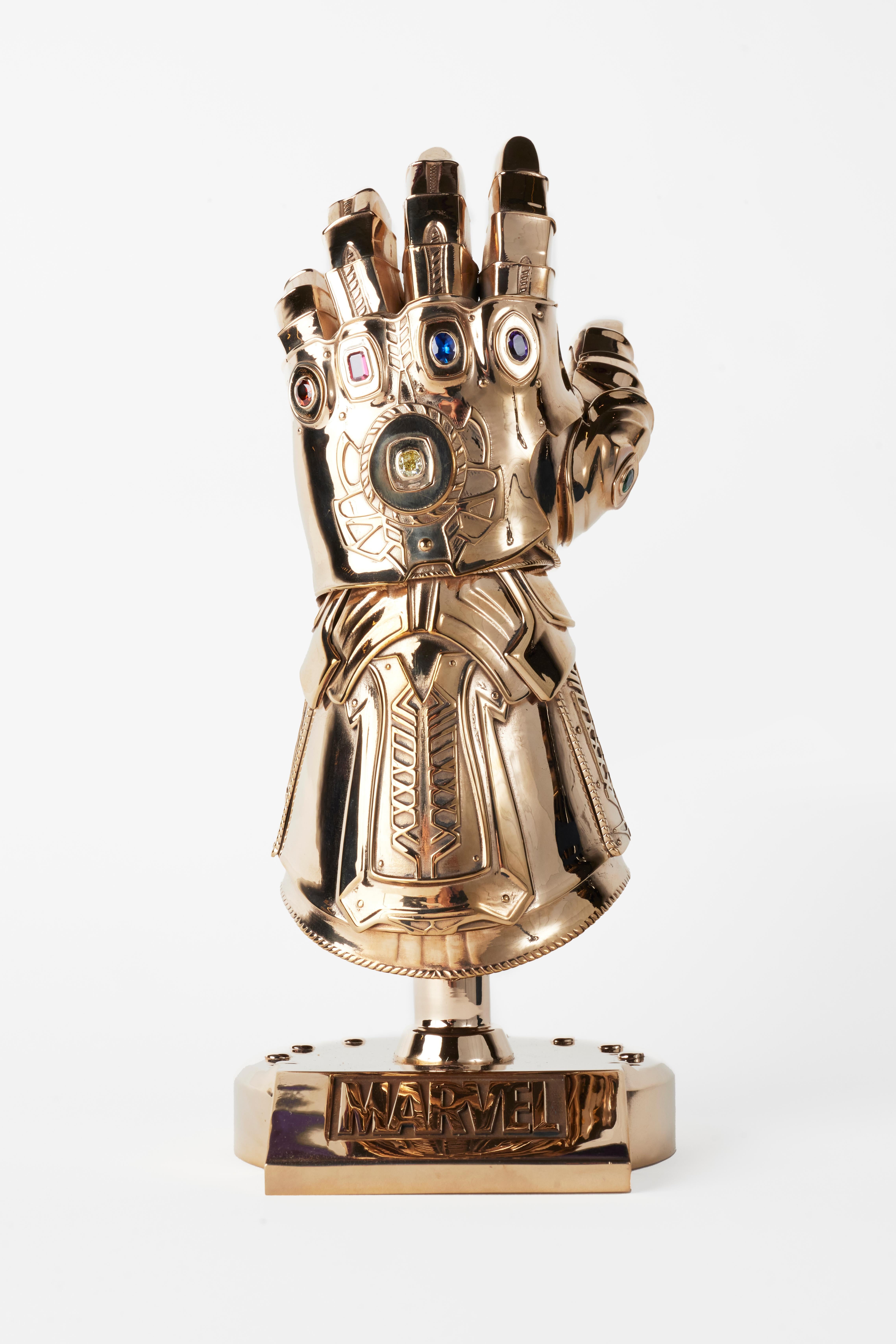 Collector Edition Infinity Gauntlet — #100 of 200
Set with 6 Authentic Infinity Gems  Marvel Official Collectible  Certified by AGL

An extraordinary opportunity to own #100 of just 200 pieces worldwide: This Collector Edition Infinity Gauntlet,