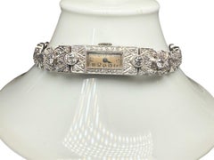 Marvin Platinum and Diamond Lady’s Wrist Watch