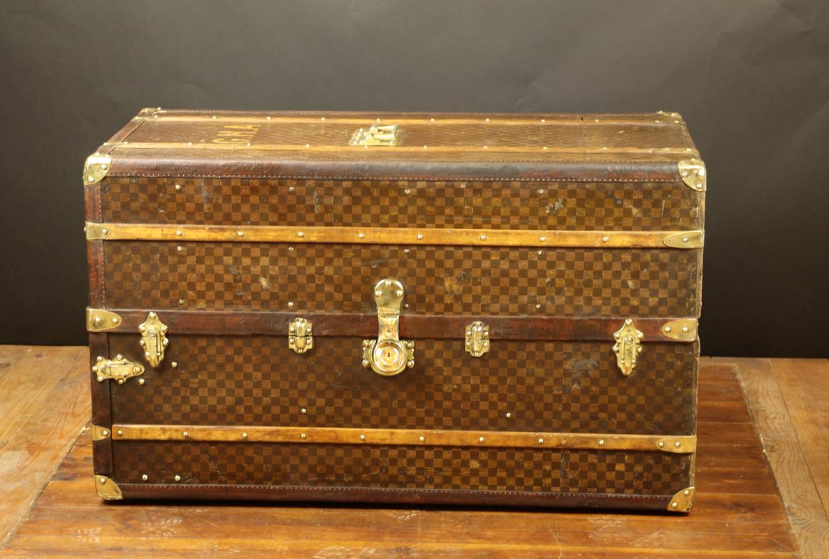 Marvellous Checkerboard Trunk For Sale 2