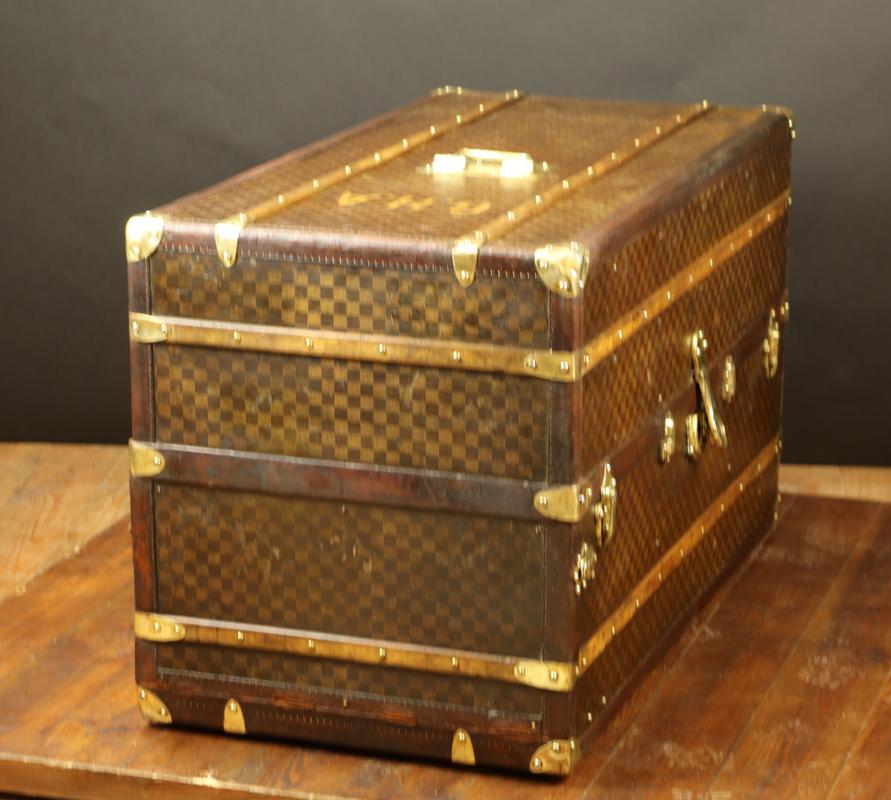 Marvellous Checkerboard Trunk For Sale 3