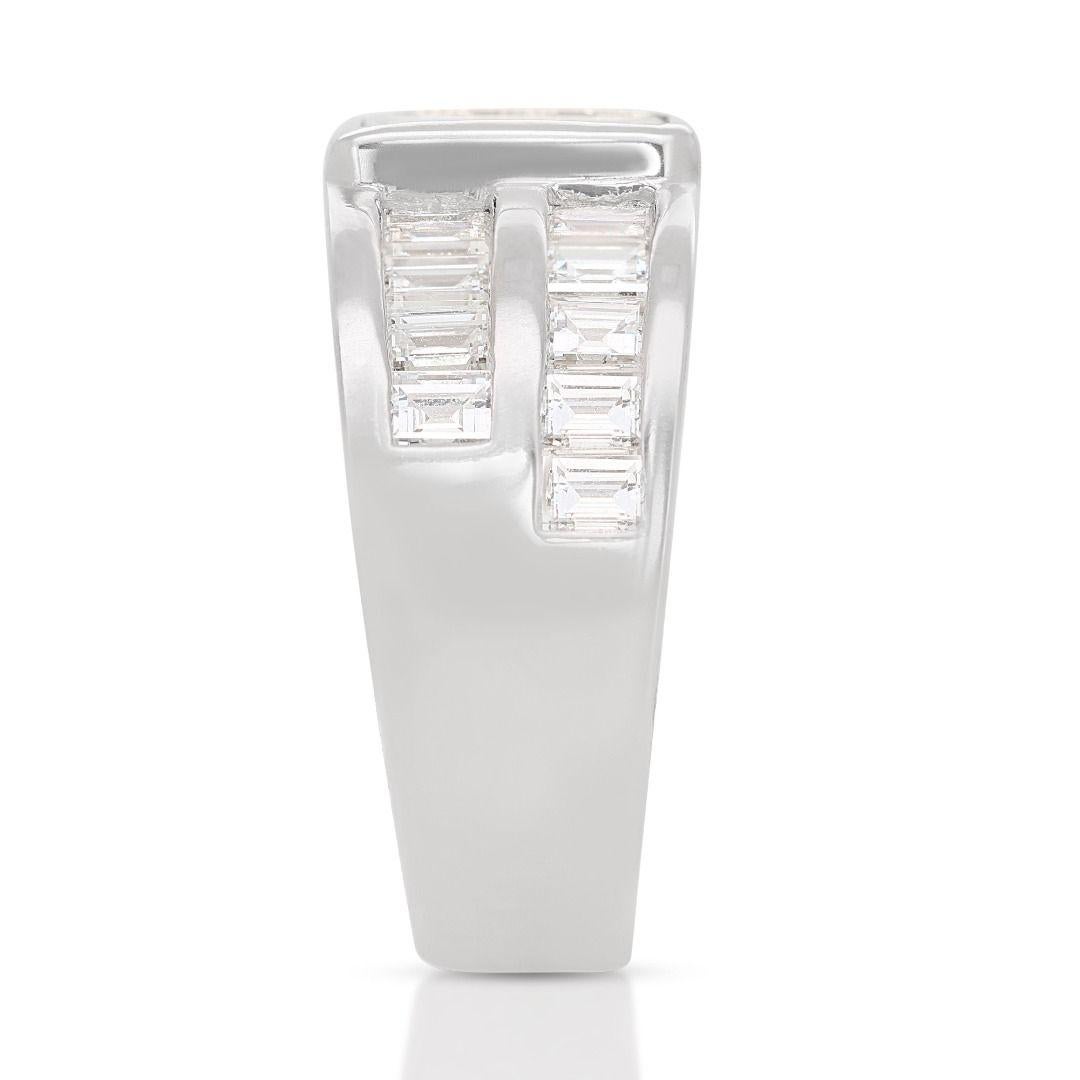 Marvelous 1 ct. Emerald Cut Diamond Ring For Sale 1