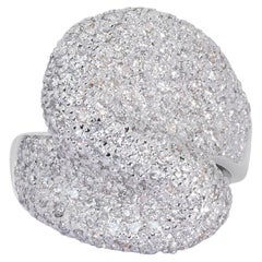 Wunderschöner Ring aus 18 Karat Roségold mit 3,5 Karat natürlichen Diamanten, AIG-Zertifikat