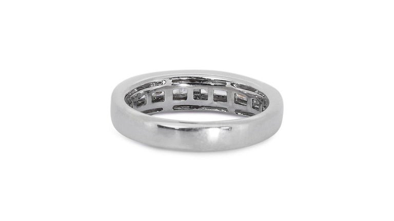 Bague Moderne Or 18 Carats Avec Diamants 0.15 Carat - Taille 56 - 4.00g | Occasion
