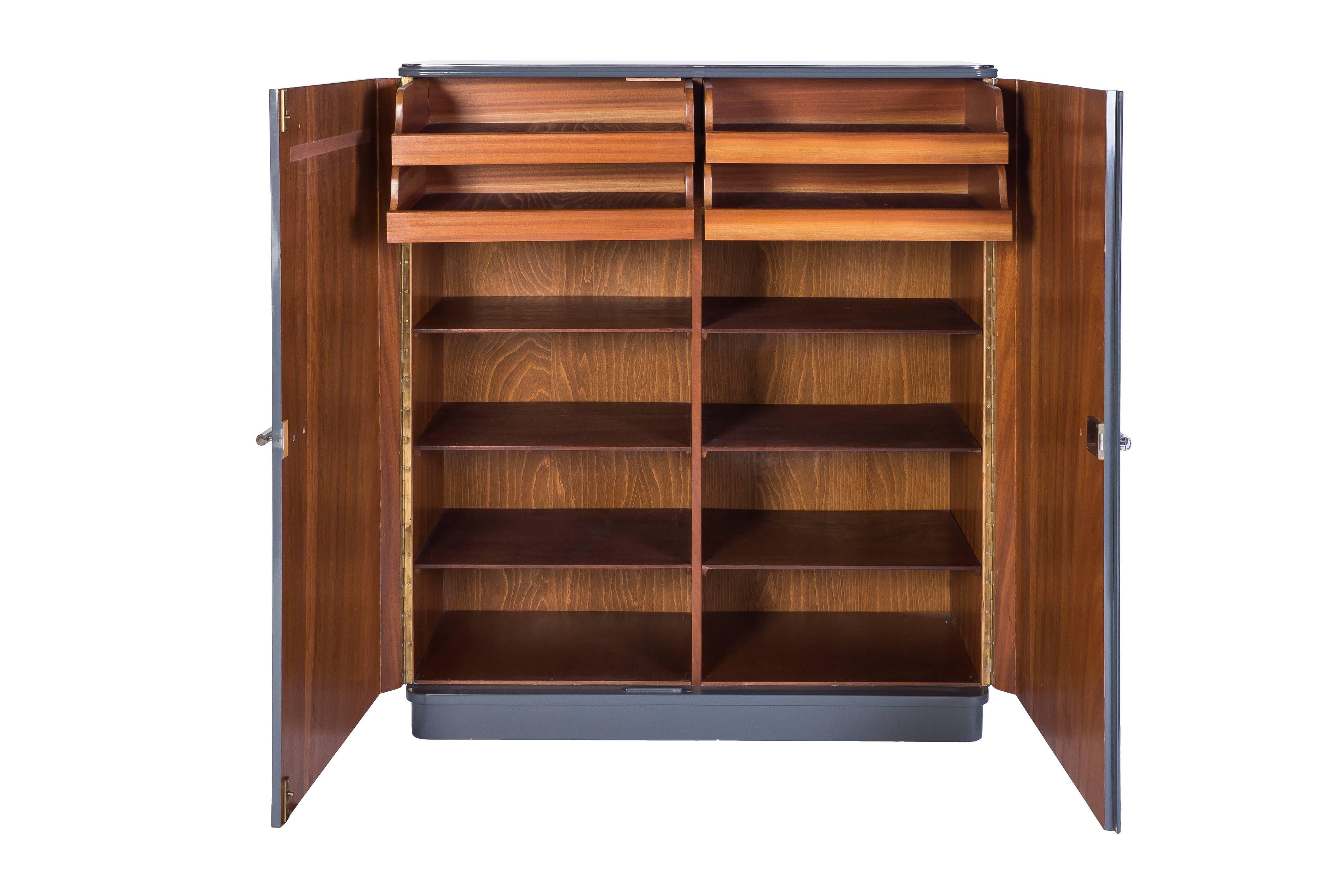 Marvelous 1940s Art Deco Cabinet In Good Condition In Kingston, NY
