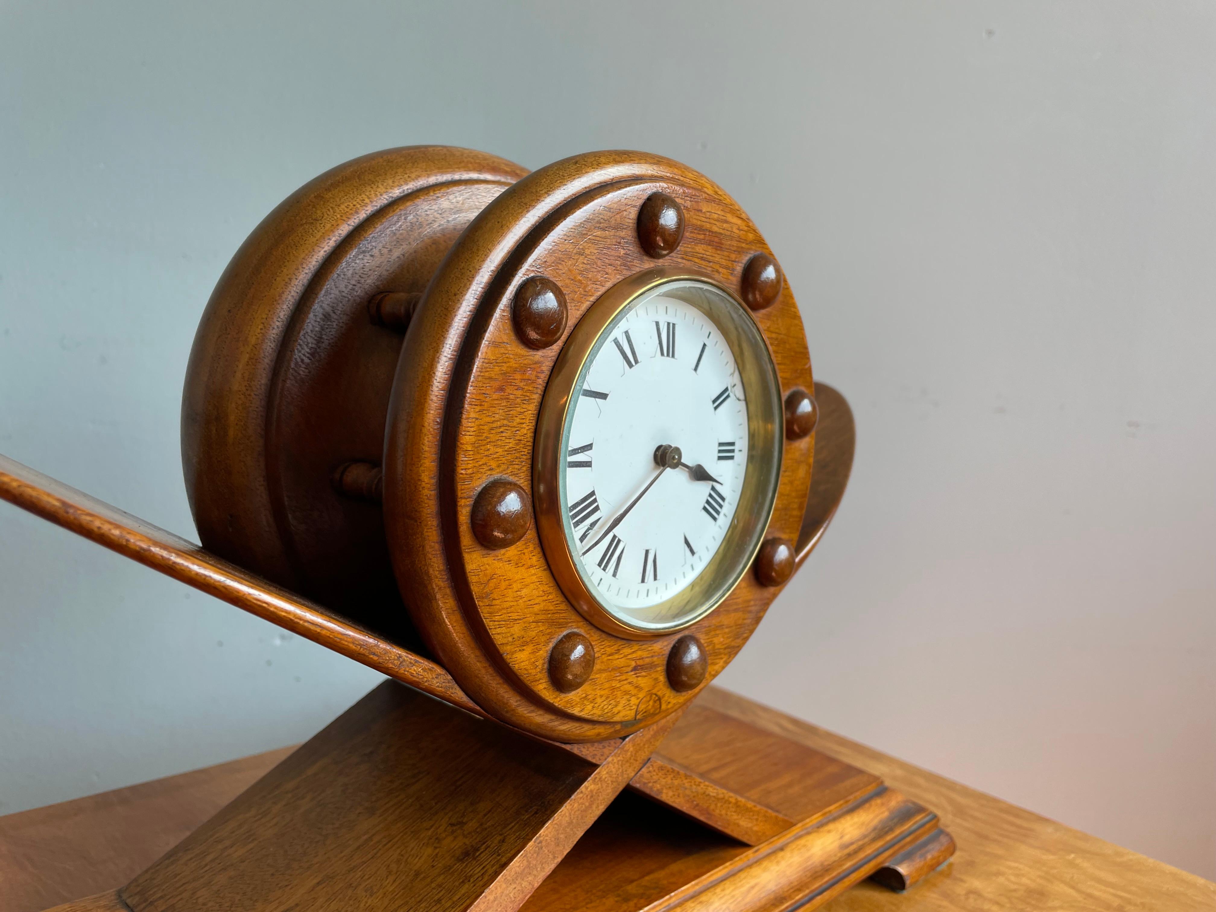 art deco desk clock