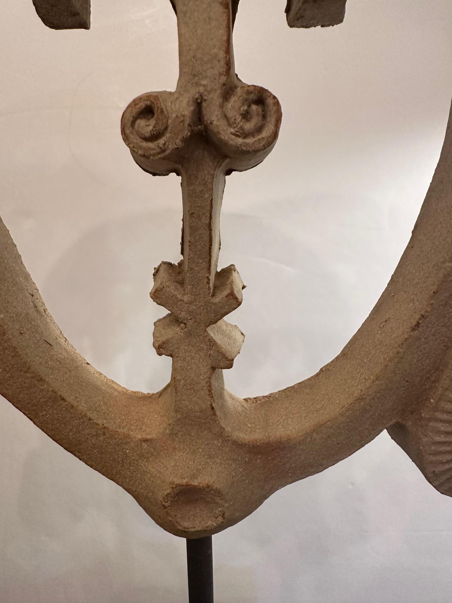 Meravigliosa scultura di ragazza stella in ceramica di Bennington Vermont su supporto personalizzato in vendita 2