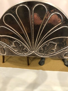 Marvelous Hand Forged Heavy Aluminum Wall Mirror with Grapes