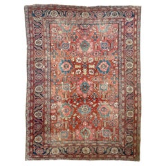 Marvelous "Harshang" Heriz Rug, c. 1910-20's